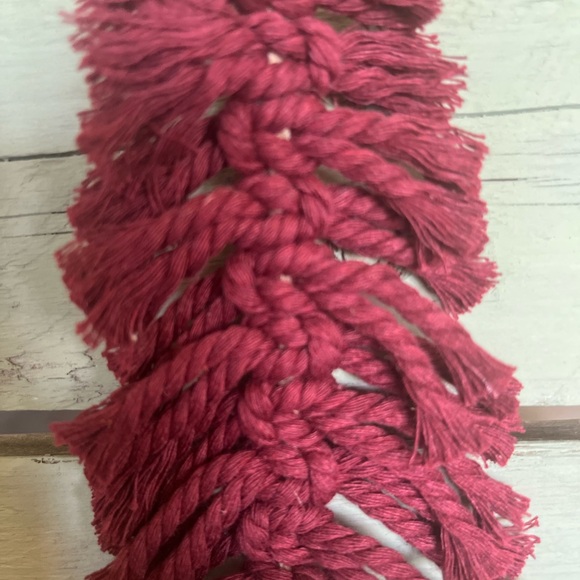 Christmas Tree Ornament // Hand made Macrame - Picture 2 of 3